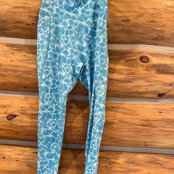 Buffbunny Limitless Legging Reflection Print Aqua - Picture 2 of 4